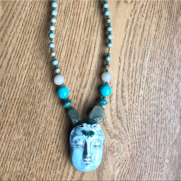 Buddha Head Pendant and Necklace - Picture 4 of 12